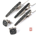 Tie Pin, Cufflinks & Brooch — Cloud - LV0160