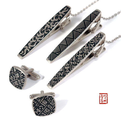 Tie Pin, Cufflinks & Brooch — Cloud - LV0160