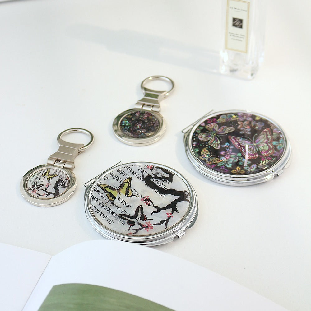 2-Piece Set: Najeon Hand Mirror Keyring M