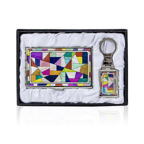 Najeon Chilgi Mother of Pearl Business Card Case Set - OF0163