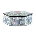 ArabesqueButterfly Small Hexagon Box (Black)