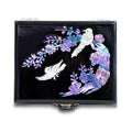 Flowers & Birds Glossy Turtle Najeonchilgi Lacquerware Natural Mother of Pearl Jewelry Box