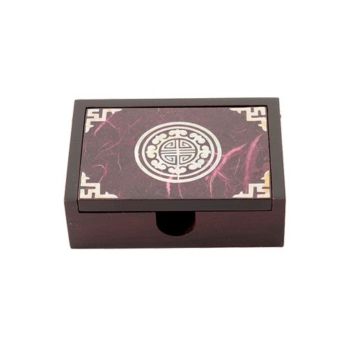 Najeon Chilgi Mother of Pearl Business Card Holder (Green) - OF0019