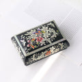 Masterpiece Najeon Rounded Plum Blossom Business Card Case (Master Artisan Kim Young-man)