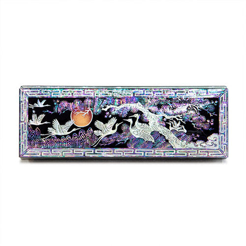 Najeon Chilgi Mother of Pearl Pen & Pencil Holder — Sipjangsaeng - OF0026