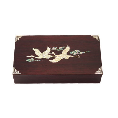 Najeon Chilgi Mother of Pearl Document & Memo Box — Cloud - OF0225