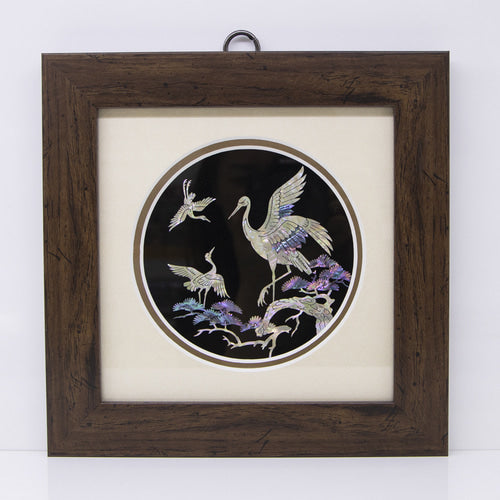 Small Najeon Chilgi Mother of Pearl Picture Frame — Plum Blossom - DE0096