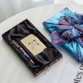 Metal Business Card Case & Mother of Pearl Ballpoint Pen Gift Set