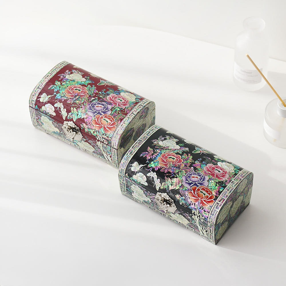 Masterpiece Najeonchilgi Premium Jewelry Box Yedan Wedding Gift Box Keepsake Ring Box