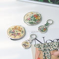 2-Piece Set: Najeon Hand Mirror Keyring Set B