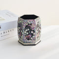 Premium Najeon Hexagonal Pine & Crane Black Pen Holder Pencil Holder (Master Artisan Jang Tae-bok)