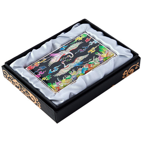 Najeon Chilgi Mother of Pearl Business Card Case — Pine & Crane - OF0114