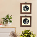 Traditional Najeonchilgi Wall Mounted Mother of Pearl Frame Small Mini Frame Mother of Pearl