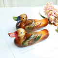 Wood Carved Duck Set 1 Wood Carved Box Dragon Wedding Newlyweds