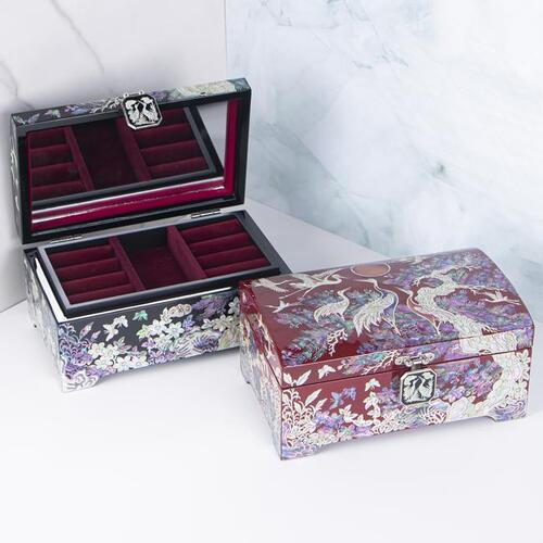 Moon, Pine & Crane 2-Tier Najeonchilgi Jewelry Box
