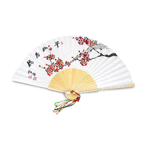 Hanji Traditional Fan — Plum Blossom - FN0085