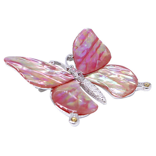 Tie Pin, Cufflinks & Brooch — Butterfly (Pink) - LV0145