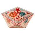 Peony Polygonal Knob Multi-Purpose Box (Red)