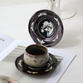 6-Piece Set: Najeonchilgi Arabesque Four Gentlemen Tea Coaster Set (Plum Blossom) Mother of Pearl Coaster Traditional Coaster (Master Artisan Lee Won-geun)