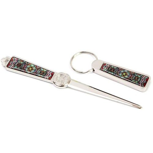 2-Piece Set: Najeon Key Letter Opener Set (Roof-Tile Dancheong)