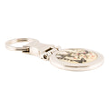 Keyring, Magnet & Hair Tie — Butterfly (White) - LV0241