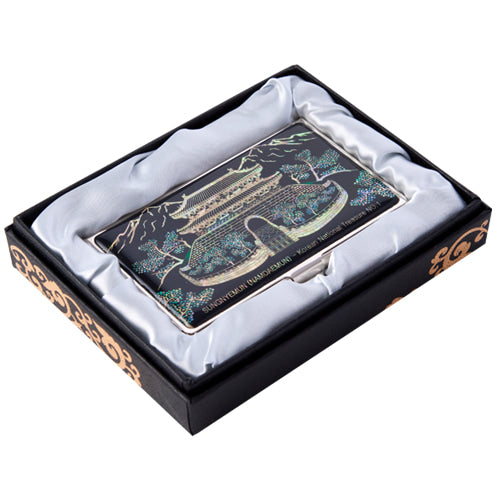 Large Najeon Chilgi Mother of Pearl Business Card Case - OF0119
