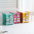Vivid Peony 2-Tier Drawer Mother of Pearl Jewelry Box Najeonchilgi Jewelry Box Najeon Vanity Mirror Jewelry Box Storage