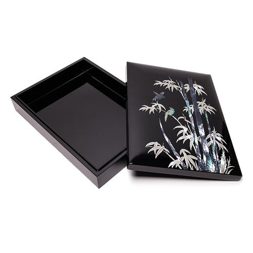 Large Najeon Chilgi Mother of Pearl Document & Memo Box - OF0224