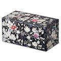 Flower & Bird Blue Mother of Pearl Double Lidded Jewelry Box - by Park In-ho