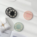 Najeonchilgi Round Mother of Pearl Coaster (Flower Butterfly Arabesque) 2P