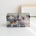 Najeonchilgi Hydrangea Double-Lidded Mother of Pearl Jewelry Box Black (Master Artisan Jang Tae-bok)