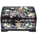Najeon 2-Tier Birds & Flowers Box Black, 16 cm