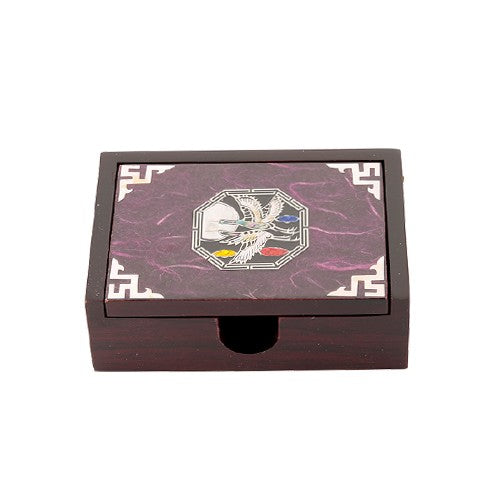 Najeon Chilgi Mother of Pearl Business Card Holder (Green) - OF0021