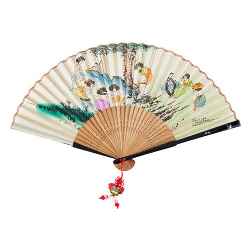 Silk & Ramie Hand Fan - FN0019