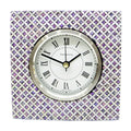 Najeon Chilgi Mother of Pearl Desk Clock — Chilbomun Pattern (Seven Treasures, Symbol of Good Fortune) - DE0123