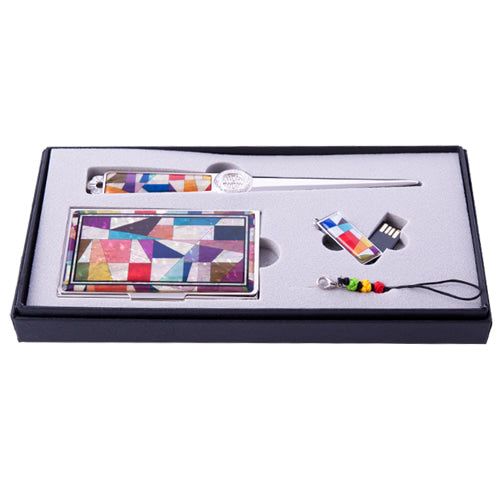 Najeon Chilgi Mother of Pearl Business Card Case Set - OF0172
