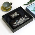 Najeonchilgi 2 Bell Birds & Flowers Mother of Pearl Business Card Case & Pen Case (Auto-Open)