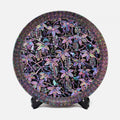 Masterpiece Najeon Ottchil Lacquer Tray Grape Black (Master Artisan Jang Tae-bok)
