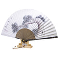 Small Hanji Traditional Fan — Pine - FN0082