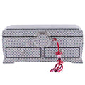 Seven Treasures Pattern (Diamond)Pattern 2-Drawer Left Jewelry Box- by Park In-ho