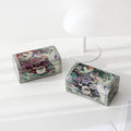 Najeonchilgi Pine & Crane Rounded Mother of Pearl Jewelry Box, 18 cm