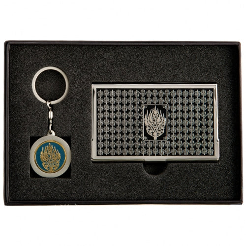 Metal Business Card Case Set (Silver) - OF0179