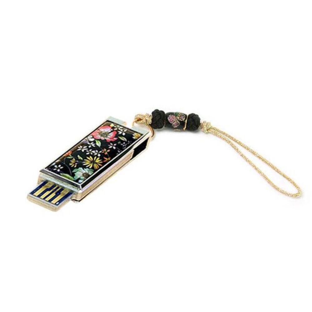 (Handcrafted) Najeon High Capacity Swivel USB Drive 8GB Flower (Premium)