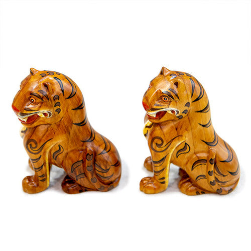 Wooden Mandarin Duck — Tiger - DE0152