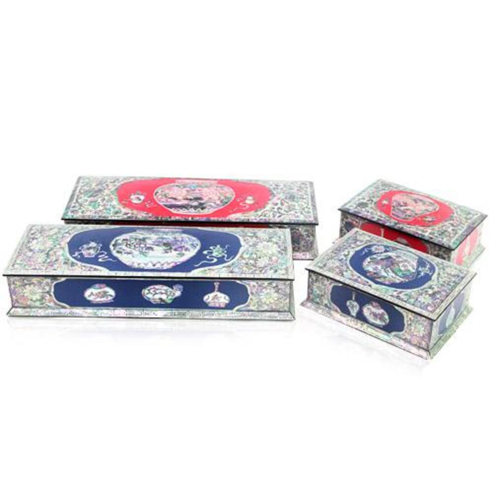 2-Piece Set: Masterpiece Najeon Multi Purpose Pen Case Box Set (Ceramic Color) (Master Artisan Park Jin-seop)