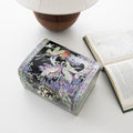 Premium Najeonchilgi Lacquerware Crane & Pine 2-Tier Rounded Mother of Pearl Jewelry Box 18 cm - Jang Tae - Bok