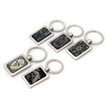 Najeon Square Keyring (Arabesque Moon Crane Arabesque Dragon)