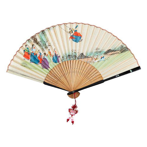 Silk & Ramie Hand Fan - FN0062