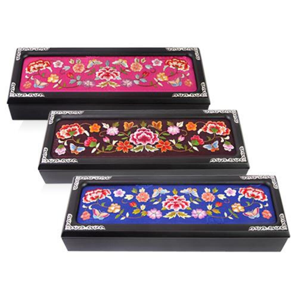 Hand Embroidered Pen Case B