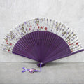 Mini Silk & Ramie Hand Fan - FN0006